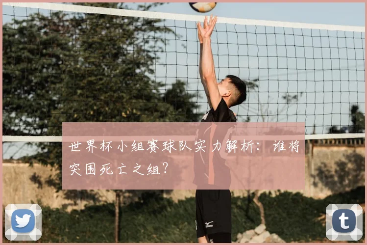 世界杯小组赛球队实力解析:谁将突围死亡之组?